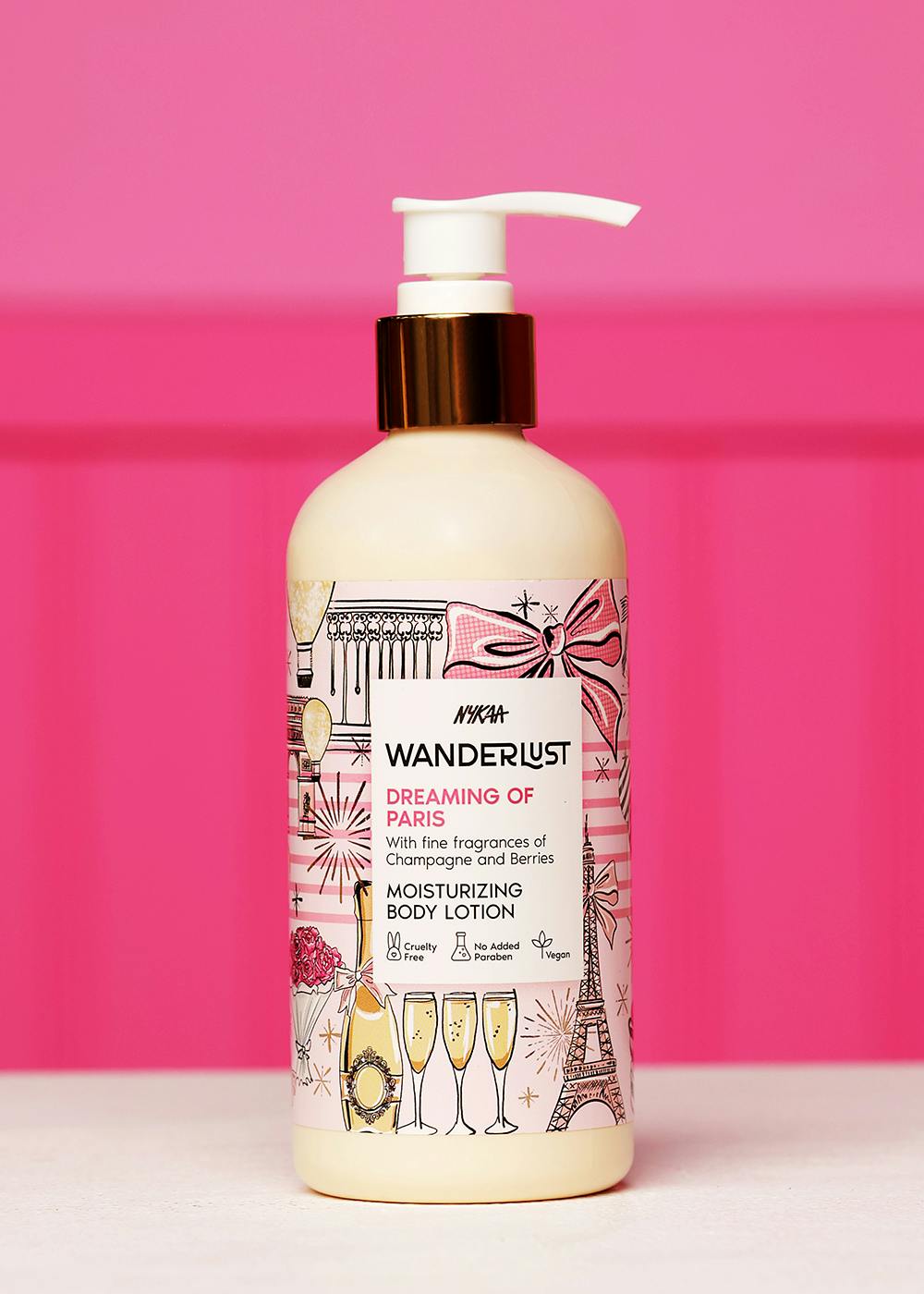 Nykaa Wanderlust Dreaming Of Paris Fruity Moisturising Body Lotion