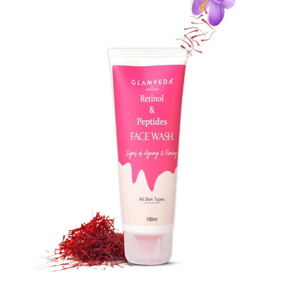 GLAMVEDA Retinol & Peptide Anti Ageing Face Wash