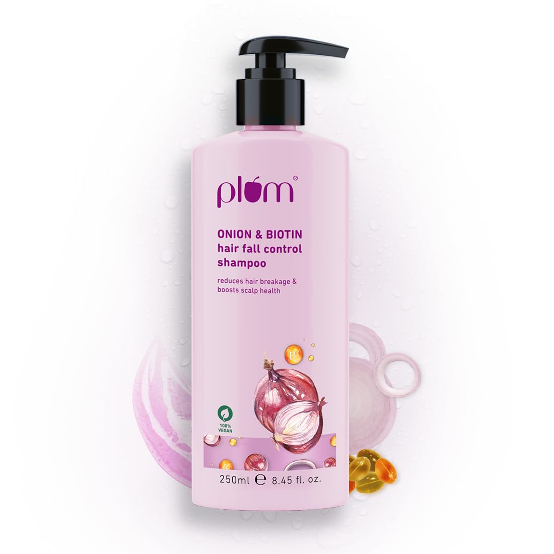 Plum Onion and Biotin Shampoo for Hairfall Control